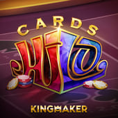 Cards Hi Lo cards game on Super Ace
